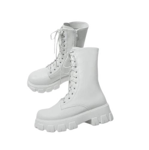 Bottes Plateforme Semelle Crantée