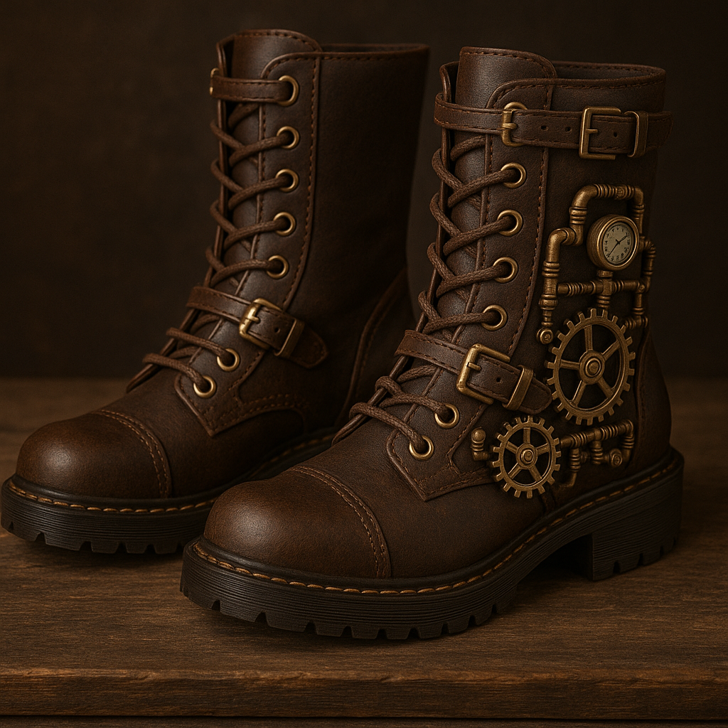 bottes steampunk