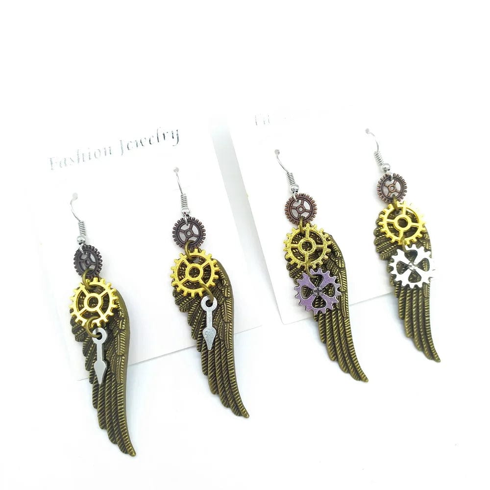 Boucles D'Oreilles Rouage