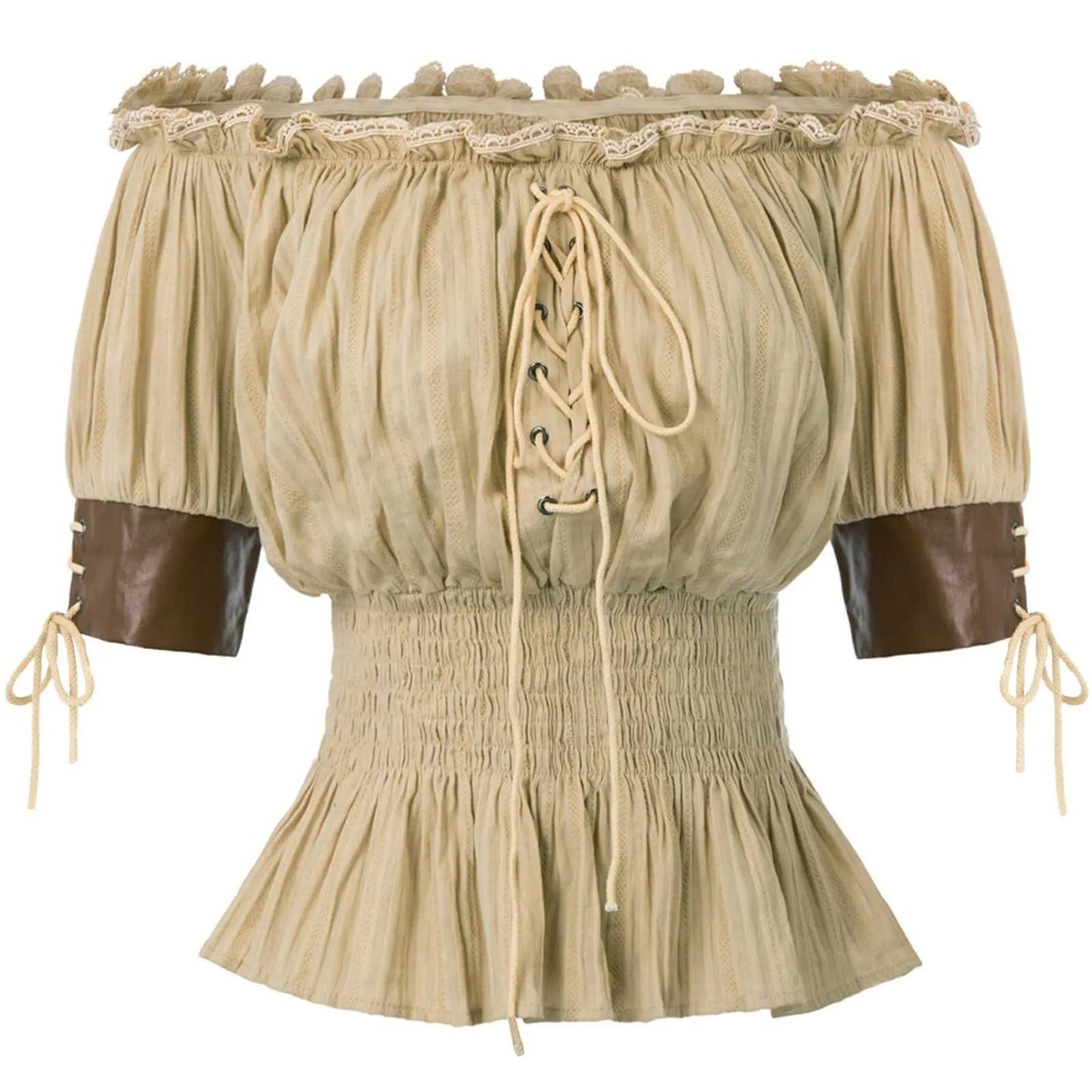 Chemise Steampunk Epaules Dénudées