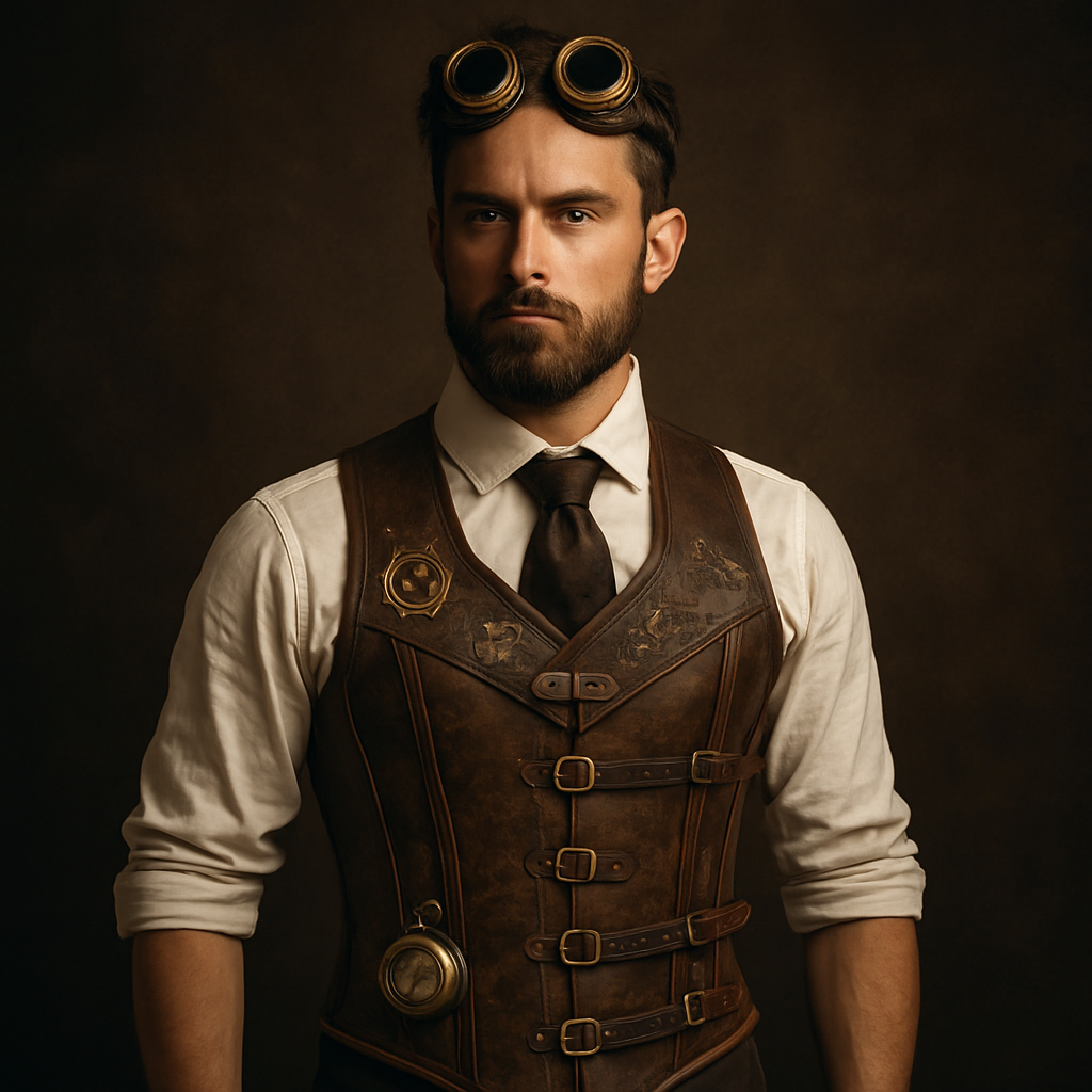 corset steampunk pour homme