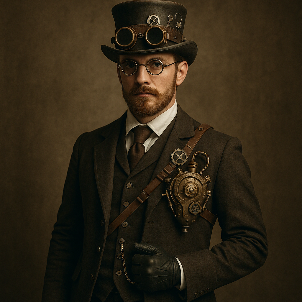 costume de cosplay steampunk pour homme