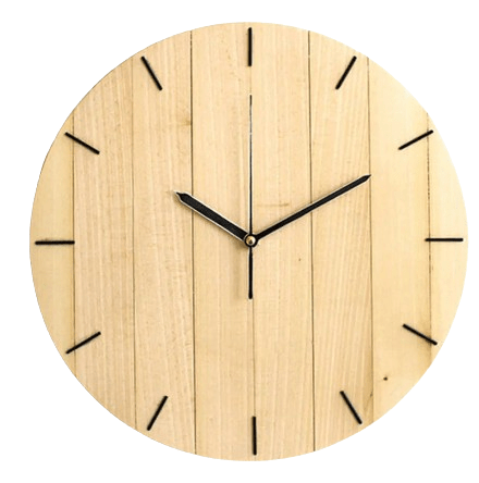 Horloge Murale Vintage en Bois