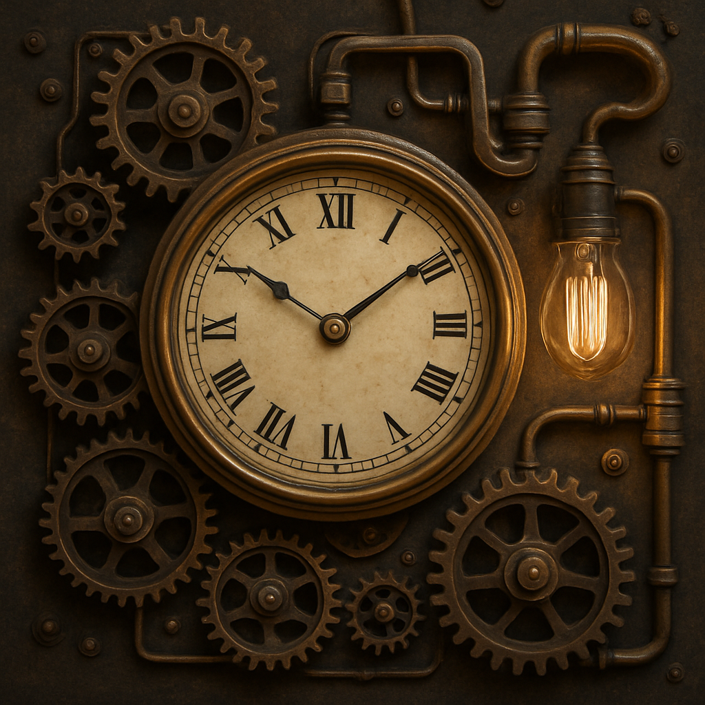 horloge steampunk