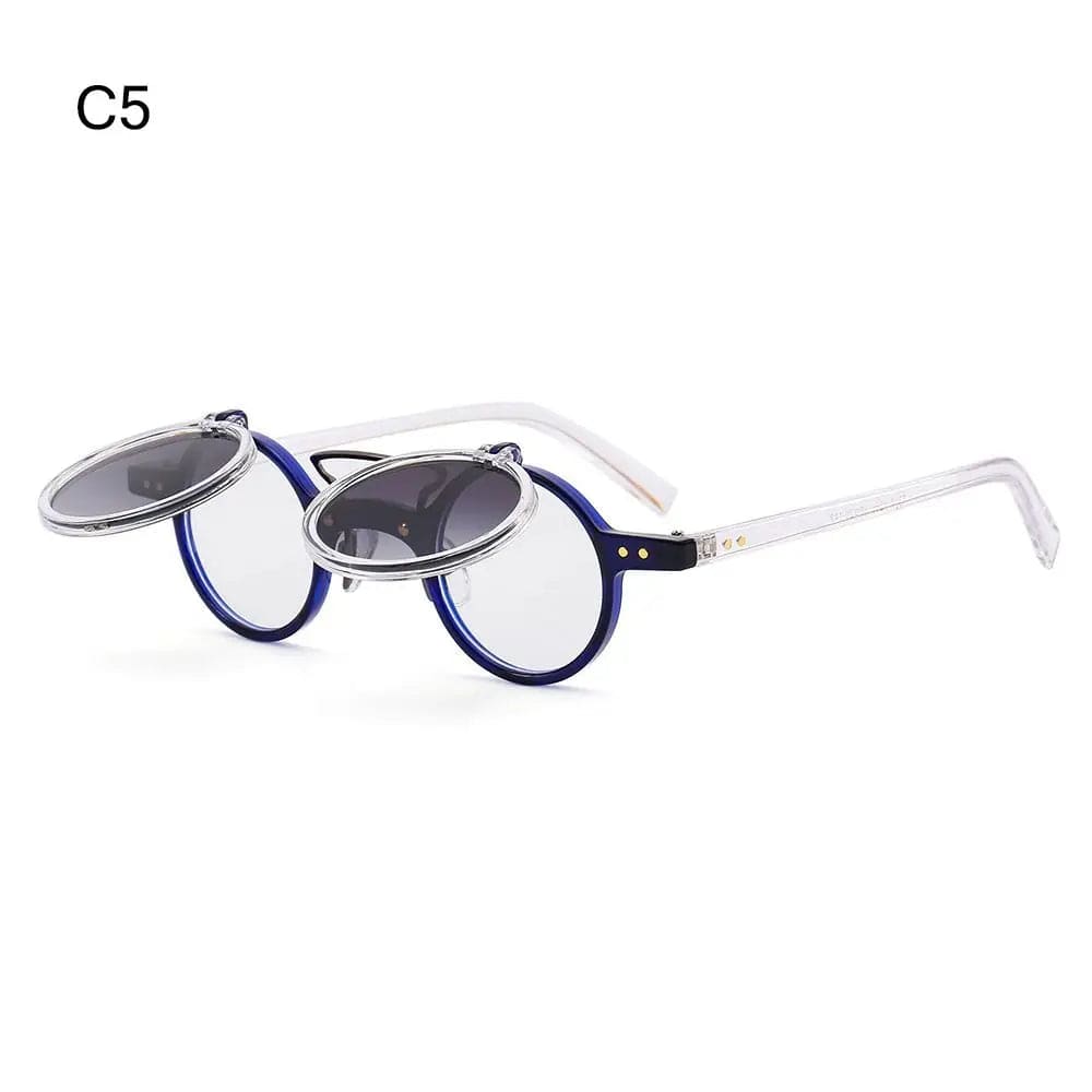 Lunettes de Soleil Steampunk Flip-up