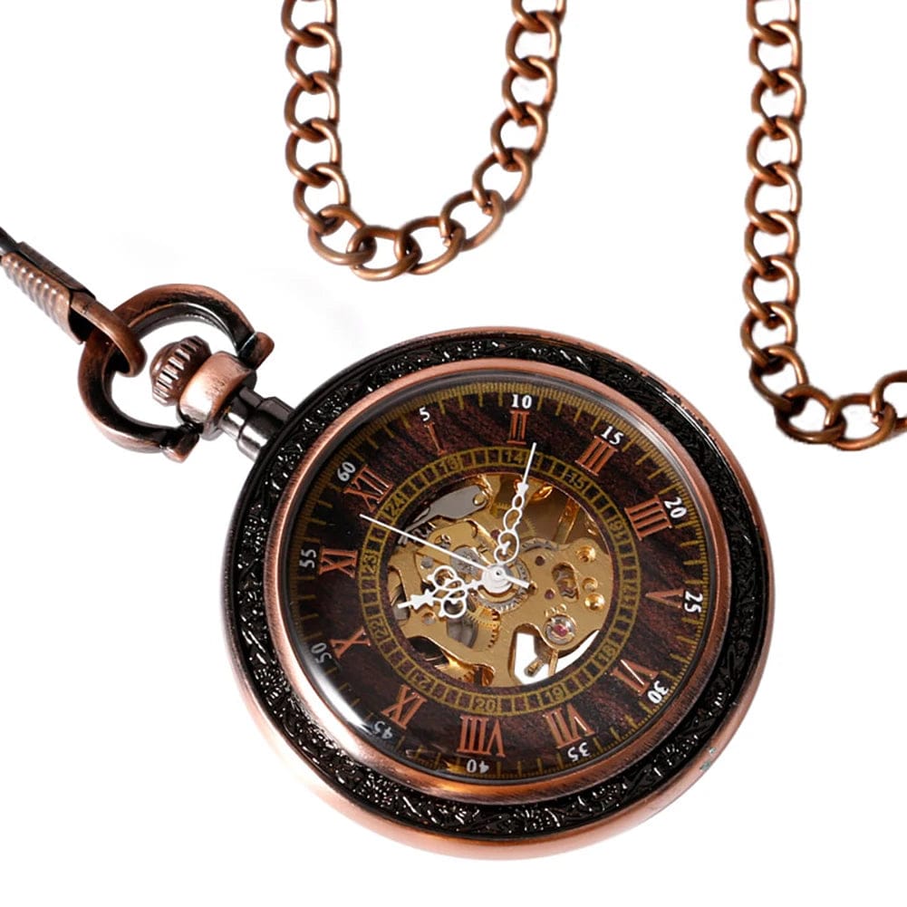 Montre à Gousset avec Mécanisme Apparent