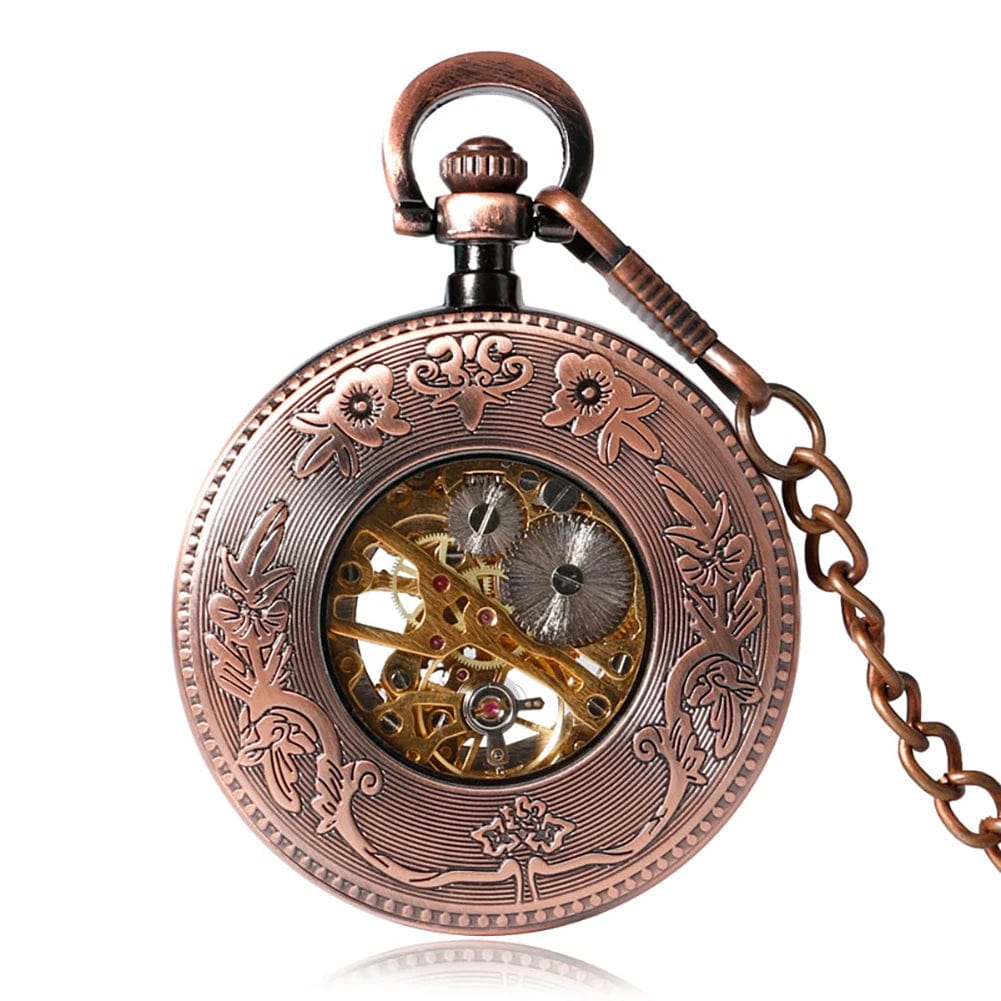Montre à Gousset avec Mécanisme Apparent