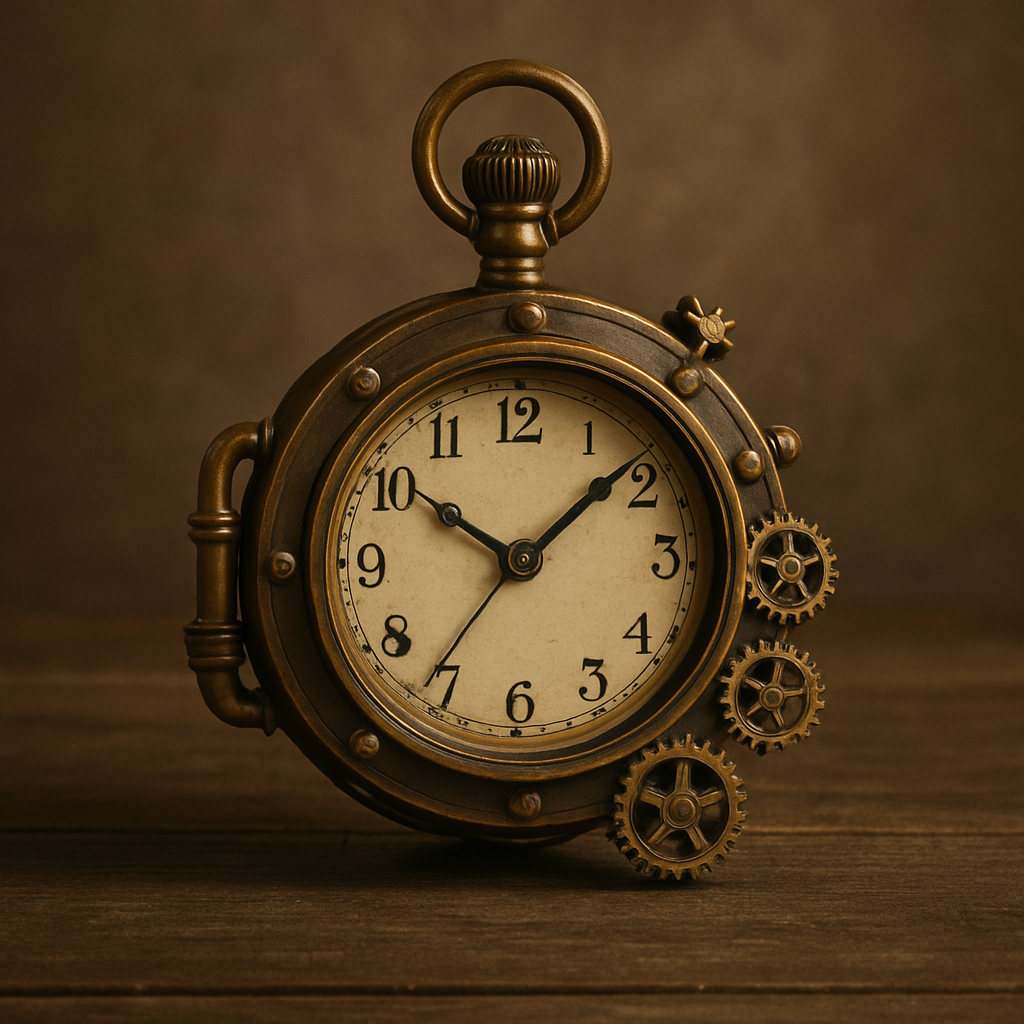 montre à gousset steampunk