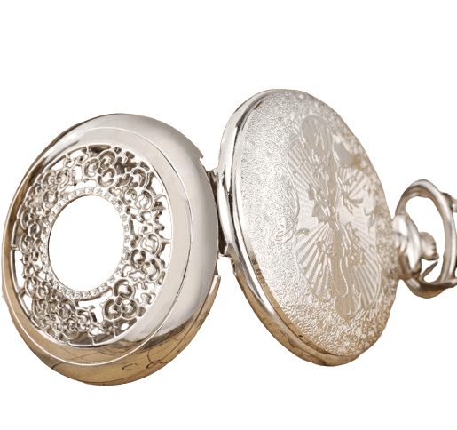 Montre Gousset Pendentif Femme Argent