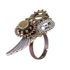 Bague Steampunk Engrenages