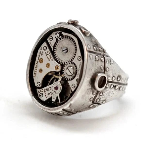 Bague Steampunk Horloge