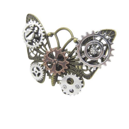 Bague Steampunk Papillon