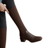 Bottes Chaussettes Femme Marron