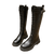 Bottes Steampunk Femme en Cuir PU