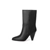 Bottines Femme Cuir Noir Talon 5 cm