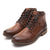 Bottines Homme Cuir Marron Lacets