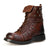 Bottines Moto Homme Marron