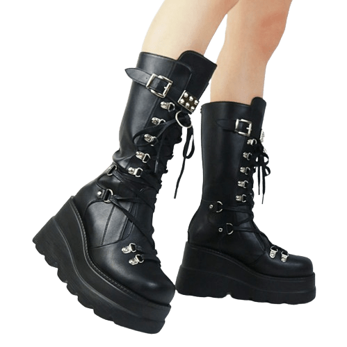 Bottines Punk Femme