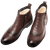 Bottines Steampunk Homme Marron Foncé