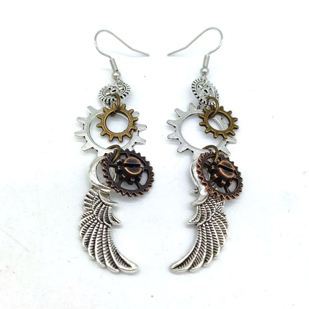 Boucles D'Oreilles Engrenage