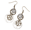 Boucles D'Oreilles Steampunk Femme