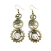 Boucles D'Oreilles Style Steampunk