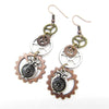 Boucles D'Oreilles Style Steampunk