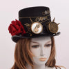 Chapeau Haut de Forme Gothique Steampunk pour Femme