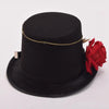 Chapeau Haut de Forme Gothique Steampunk pour Femme