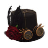 Chapeau Haut de Forme Gothique Steampunk pour Femme