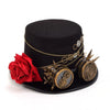 Chapeau Haut de Forme Gothique Steampunk pour Femme