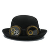 Chapeau Melon avec Lunettes Steampunk