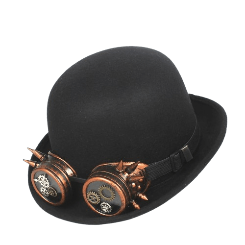 Chapeau Melon Steampunk Homme et Femme