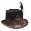 Chapeau Steampunk Chaîne et Plume