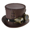 Chapeau Steampunk en Cuir PU