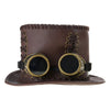 Chapeau Steampunk en Cuir PU