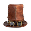 Chapeau Steampunk en Cuir PU