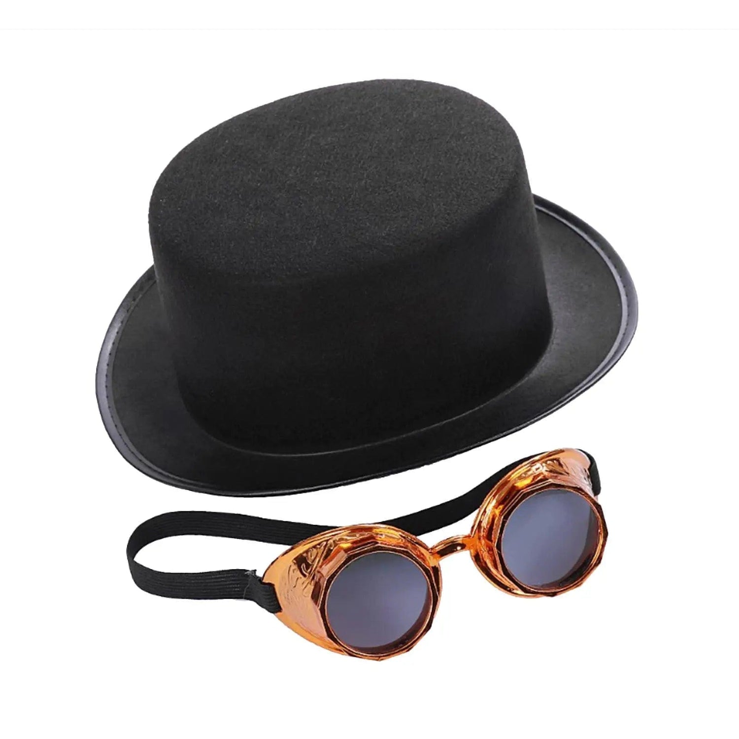Chapeau Steampunk Haut de Forme Bas