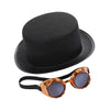 Chapeau Steampunk Haut de Forme Bas