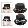 Chapeau Steampunk Haut de Forme Bas