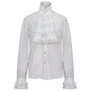 Chemise Blanche à Jabot Homme