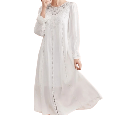 Chemise de Nuit Style Victorien