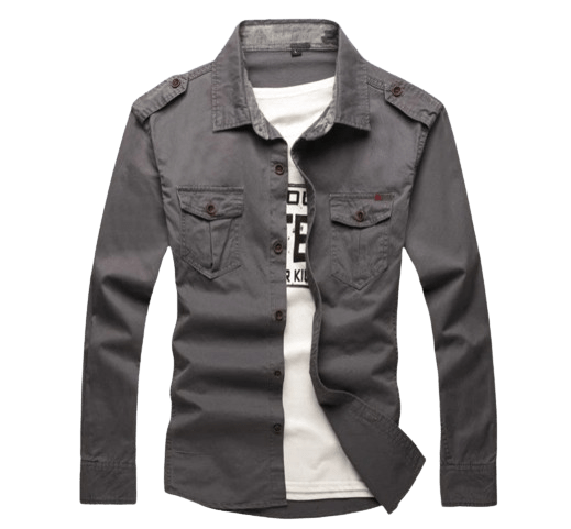 Chemise Steampunk Épaulettes Homme