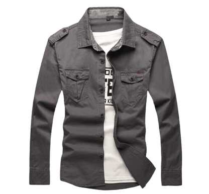 Chemise Steampunk Épaulettes Homme