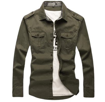Chemise Steampunk Épaulettes Homme