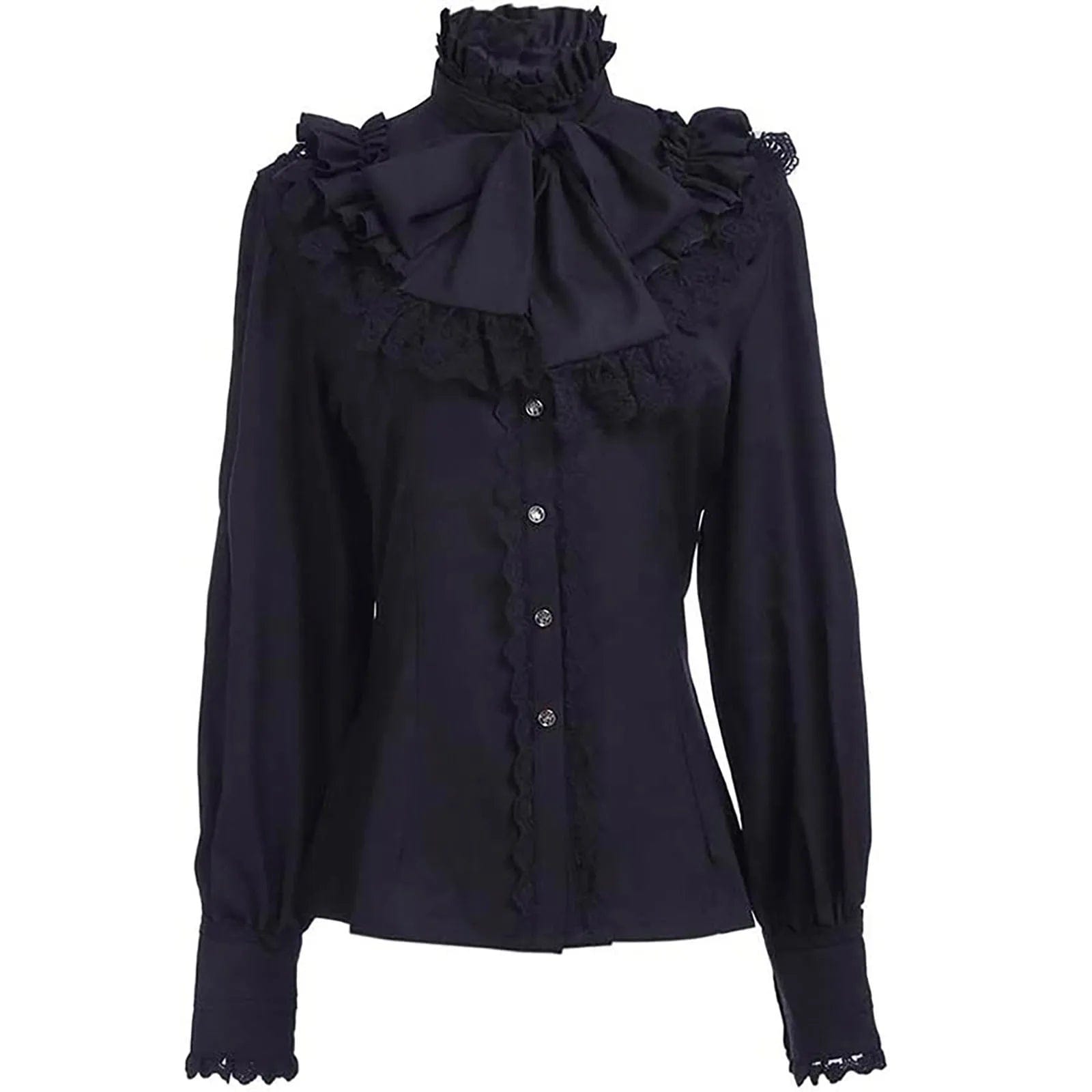 Chemisier Col Victorien Femme