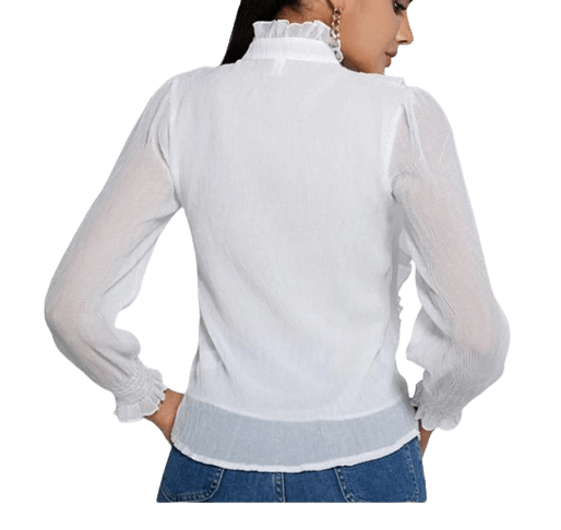 Chemisier Volanté Femme