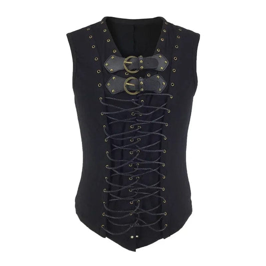 Corset Steampunk Homme à Lacets