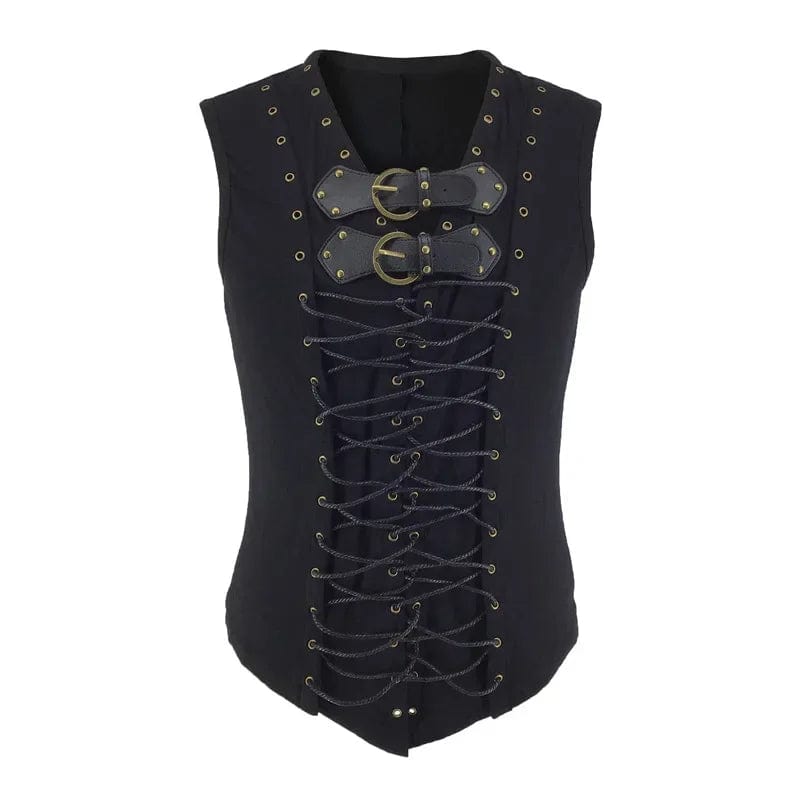 Corset Steampunk Homme à Lacets