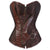 Corset Steampunk Marron